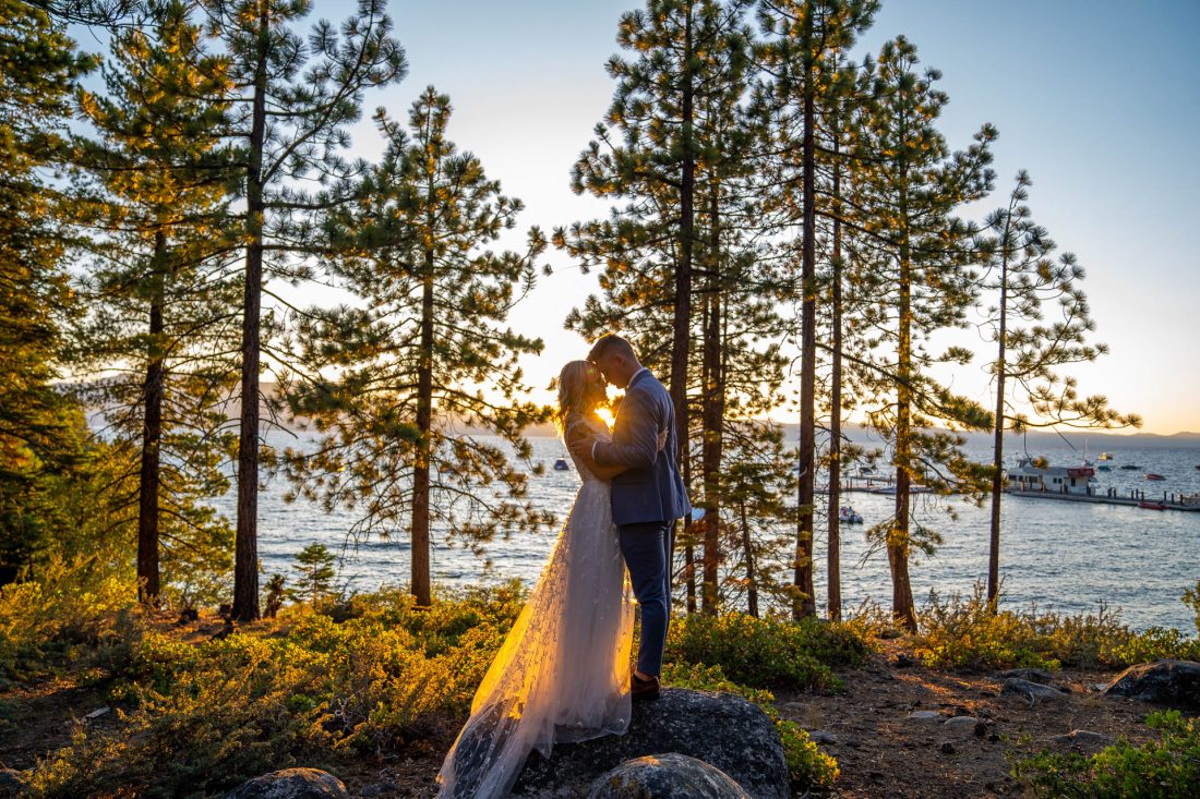Lake Tahoe Bride and Groom