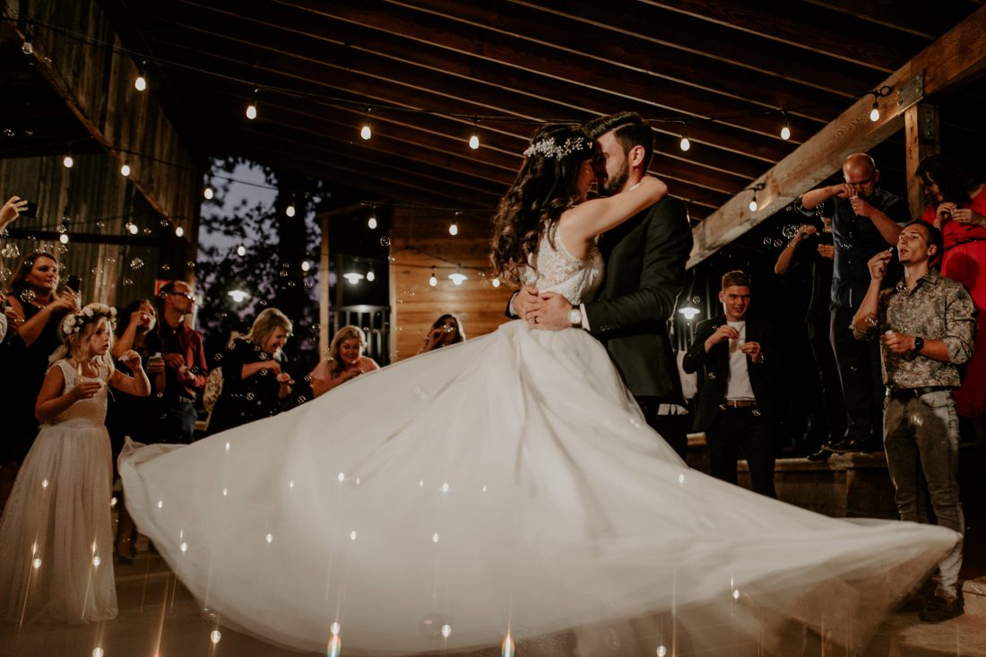 Stunning Couple Photo from a Stunning wedding at Mountain Shadow Retreat